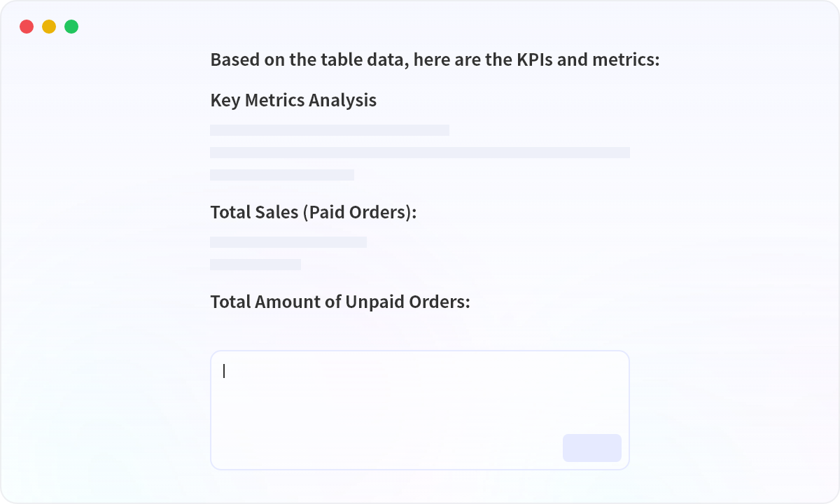 Información instantánea de datos