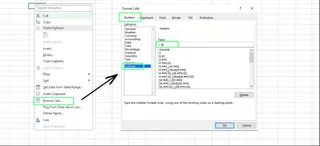 在Excel中使用单元格格式选项添加项目符号