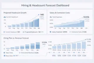 Hiring and Headcount Forecast Dashboard Hiring and Headcount Forecast Dashboard