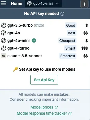 GPT for Excel模型 GPT for Excel模型