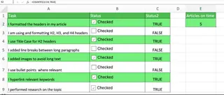 COUNTIF()统计复选框16