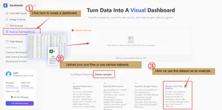 第 1 步：匡优Excel：上传并描述你的文件
