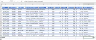 在Excel表格中使用汇总行功能 3