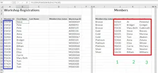 使用 VLOOKUP 在另一个表格中查找值