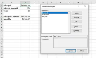 Excel 方案管理器 Excel 方案管理器
