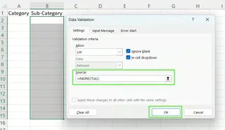 在Excel中创建依赖式下拉列表17