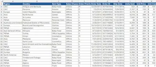 手动格式化的Excel电子表格,显示了边框、颜色和数字格式。 手动格式化的Excel电子表格,显示了边框、颜色和数字格式。
