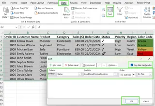 Excel图标排序步骤8
