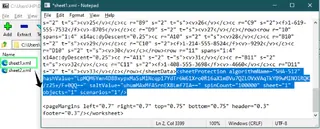 在Excel中使用zip文件扩展名取消工作表保护。 5