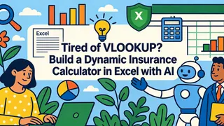 厌倦了VLOOKUP?用AI在匡优Excel中构建动态保险计算器 厌倦了VLOOKUP?用AI在匡优Excel中构建动态保险计算器