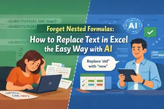 告别嵌套公式：用AI轻松实现Excel文本替换