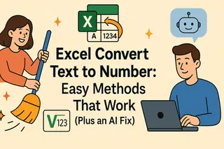 Excel 文本转数字：实用方法详解（附AI解决方案）