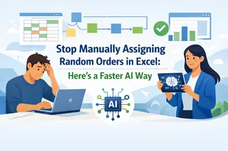 停止在Excel中手动随机排序：这里有更快的AI方法