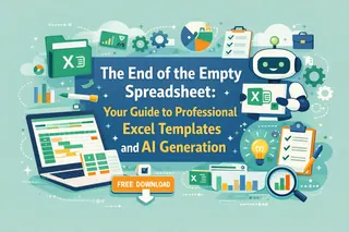 空白电子表格的终结：专业 Excel 模板与 AI 生成指南