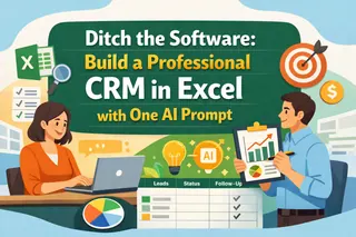 抛开软件：用一个 AI 提示在 Excel 中构建专业 CRM