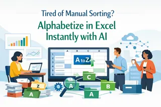 厌倦手动排序? 用 AI 在 Excel 中即时按字母排序