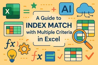 Excel 多条件 INDEX MATCH 使用指南