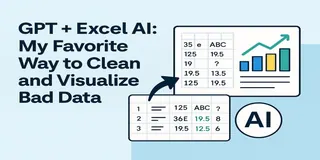 GPT + Excel AI:我最常用的清洗并可视化混乱数据的方法 GPT + Excel AI:我最常用的清洗并可视化混乱数据的方法