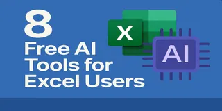 8 个免费的 AI 工具,帮你搞定 Excel 数据分析、图表和总结 8 个免费的 AI 工具,帮你搞定 Excel 数据分析、图表和总结