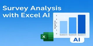 如何借助匡优 Excel AI 更快地分析调查数据 —— 无需公式