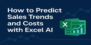 如何使用匡优Excel AI预测销售趋势和成本 — 无需公式 如何使用匡优Excel AI预测销售趋势和成本 — 无需公式
