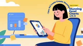 如何用AI创建惊艳的Excel图表（无代码指南）：线图、面积图、柱状图和条形图、饼图