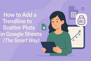 如何使用AI在Excel中添加趋势线