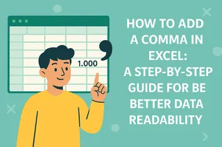 如何在Excel中添加逗号：提升数据可读性的分步指南