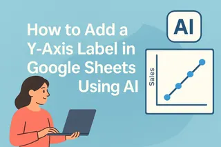 如何使用AI在Google Sheets中添加Y轴标签
