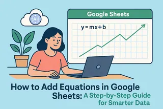 如何在 Google Sheets 中添加公式：智能数据分步指南