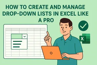 如何在 Excel 中专业创建和管理下拉列表
