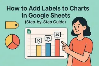 如何在 Google Sheets 中添加图表标签（分步指南）