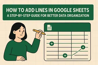 如何在 Google Sheets 中添加线条：优化数据分布的分步指南