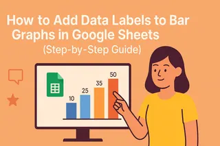 如何在 Google Sheets 中为条形图添加数据标签（分步指南）