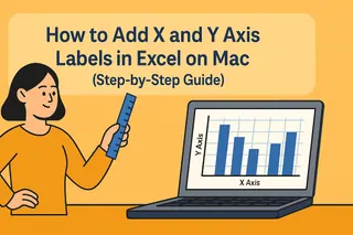 如何在 Mac 版 Excel 中添加 X 和 Y 轴标签（分步指南）