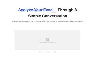 选择文件上传到 匡优Excel.ai