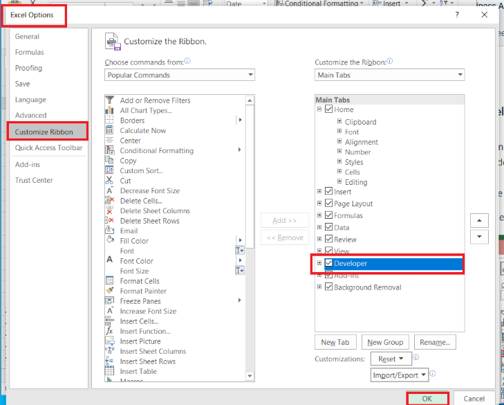 启用开发工具选项卡8