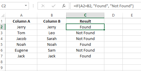 使用IF函数自定义Excel中的消息4