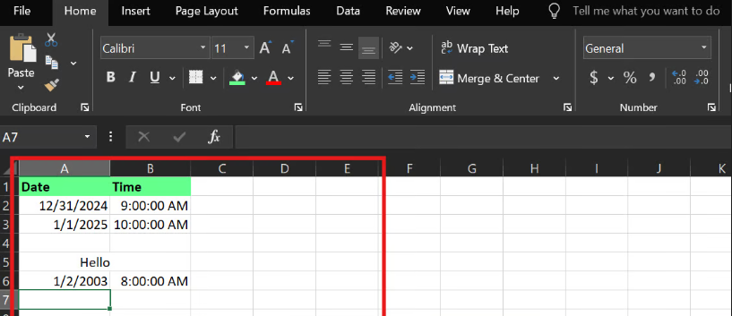 COUNT函数数据集示例3