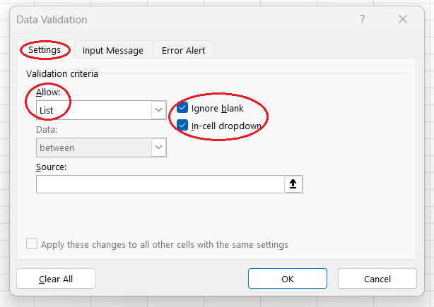 如何在Excel中将下拉列表设置为数据验证方法。4