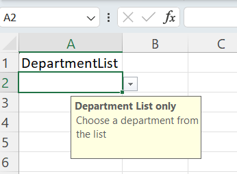 Excel中下拉列表输入信息示例20