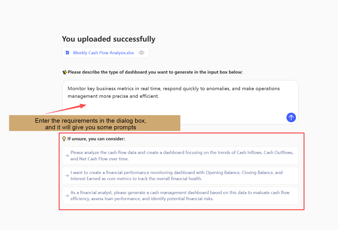 告诉匡优Excel你需要什么