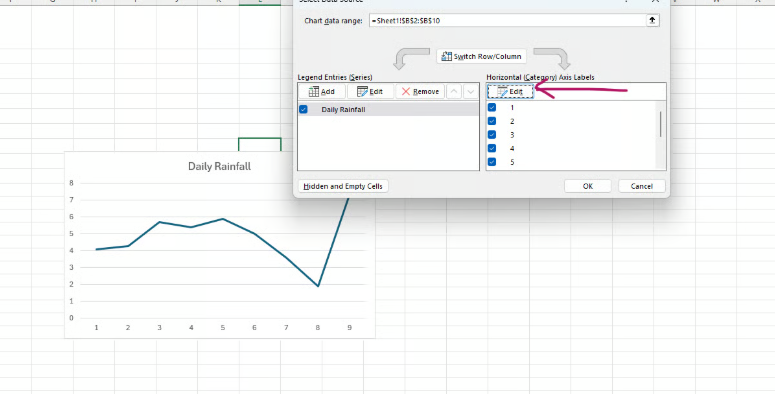 How to Make a Line Graph in Excel 6