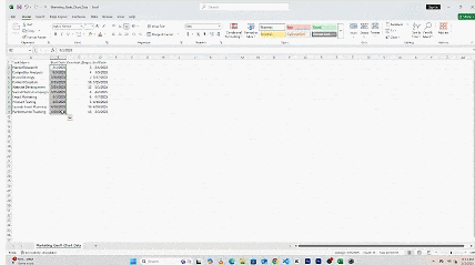 如何在Excel中制作甘特图 12