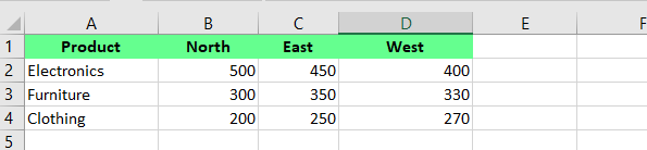 Excel示例数据集6