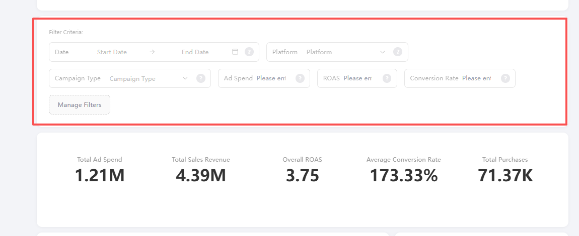 添加交互式筛选器