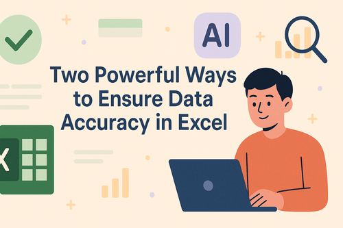 确保Excel数据准确性的两大方法