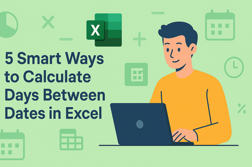 5种在Excel中计算日期差的巧妙方法