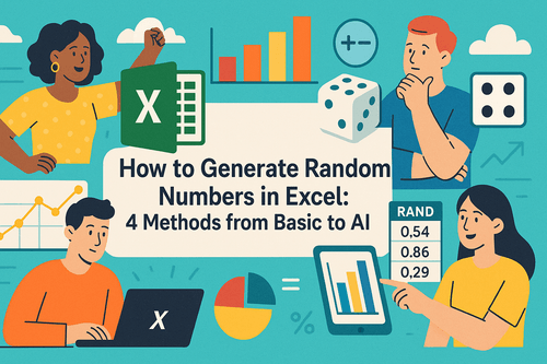 在Excel中生成随机数的4种方法：从基础到AI