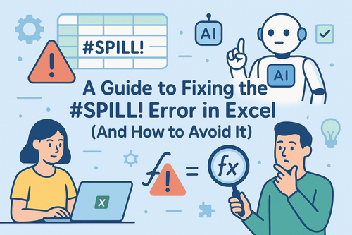 修复Excel中#SPILL!错误的指南（及如何避免）